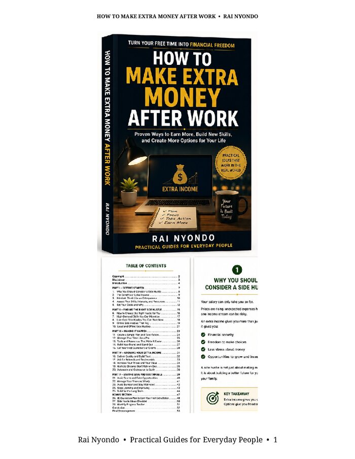 How to Make Extra Money After Work