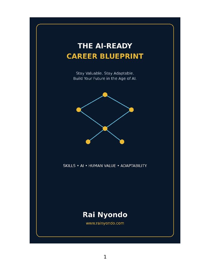 THE AI READY CAREER BLUEPRINT