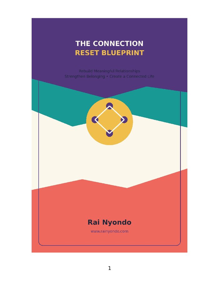 THE CONNECTION RESET BLUEPRINT